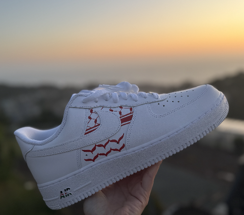 Red Kuffiyeh AF1